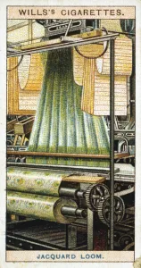 Jacquard power loom, 1915