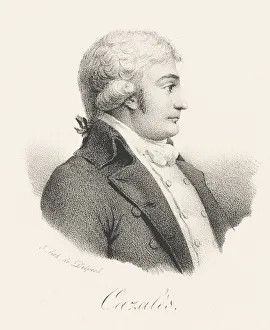 Delpech Prints: Jacques Antoine Marie de Cazales (1758-1805), ca 1820
