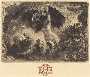Jacques Cazottes Le Diable amoureux'(1st vignette), 1878