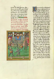 James Ii Prints: Jacques de Lalaing and his Companions Fighting Scottish Knights before the King of Scots