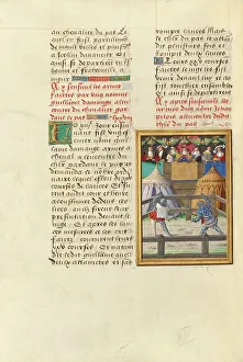 Knights Prints: Jacques de Lalaing Fighting the Esquire Jean Pitois at the Passage of Arms of