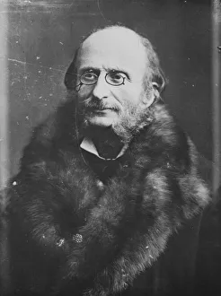 Jacques Prints: Jacques Offenbach, German-born French composer, c1875. Artist: Gaspard-Felix Tournachon