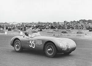 Classic Gallery: Jaguar C type, Duncan Hamilton Goodwood 1951. Creator: Unknown