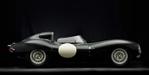 Jaguar D type 1956. Artist: Simon Clay