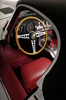 Jaguar E type 1961. Artist: Simon Clay