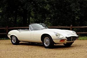 Jaguar E type 1974. Artist: Simon Clay