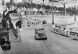 Jaguar MKV, Vard, Monte Carlo Rally 1951. Reg ZE7445. Creator: Unknown Jaguar MKV, Vard, Monte Carlo Rally 1951. Reg ZE7445. Creator: Unknown