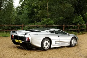 Jaguar Xj220r 1993 Prints: Jaguar XJ220R 1993. Artist: Simon Clay