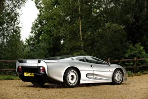 Jaguar Xj220r 1993 Prints: Jaguar XJ220R 1993. Artist: Simon Clay