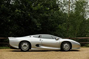 Jaguar Xj220r 1993 Prints: Jaguar XJ220R 1993. Artist: Simon Clay