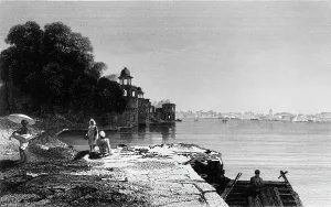 Roberts Emma Prints: Jahara Baug. - Agra, 1834. Creator: Thomas Shotter Boys