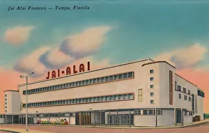 Tampa Gallery: Jai Alai Fronton - Tampa, Florida, c1940s