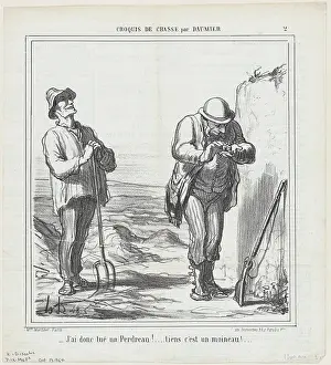 Small Prints: J'ai donc tue un Perdreau!, 1864
