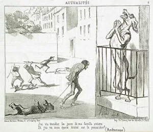 Lament Prints: J'ai vu trancher les jours de ma famille... 1852. Creator: Honore Daumier