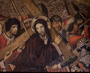 Jaime Huguet Pintor Espanol. Valls 1414-1492 Camino Del Calvario