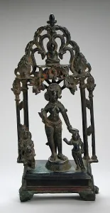 Jain Prints: The Jain Goddess Ambika, 10th century. Creator: Unknown