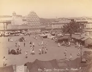 Jaipur, Sanganeer - Ka - Chopal, 1860s-70s. Creator: Unknown