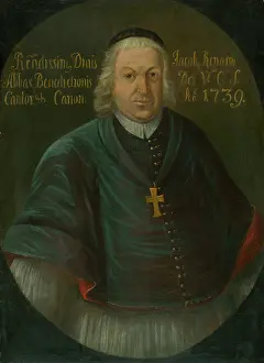 Jakub Jozef Repassy, Canon and Titular Abbot of Spis, 1739. Creator: Jan Gottlieb Kramer