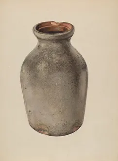 Buergerniss Carl Prints: Jam Crock, c. 1940. Creator: Carl Buergerniss