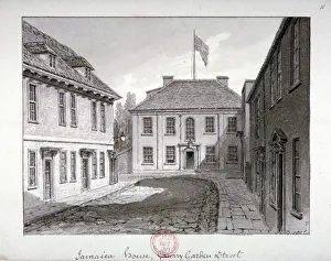 Wash Prints: Jamaica House, Cherry Garden Street, Bermondsey, London, 1826