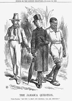 Plantation Worker Gallery: The Jamaica Question, 1865. Artist: John Tenniel