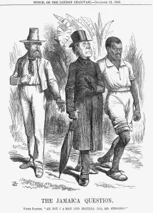 Plantation Worker Prints: The Jamaica Question, 1865. Artist: John Tenniel