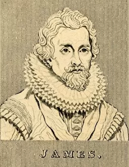 James Vi Of Scotland Collection: James, (1566- 1625), 1830. Creator: Unknown