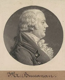 Shipowner Prints: James A. Buchanan, 1804. Creator: Charles Balthazar Julien Fevret de Saint-Mé
