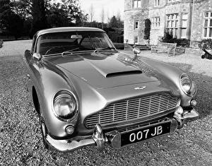 Sports Car Prints: James Bond's Aston Martin DB5, used in the film Goldfinger, (c1964?)