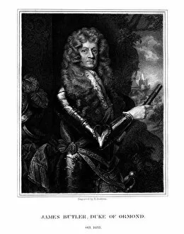James Butler, 1st Duke of Ormonde, Anglo-Irish statesman and soldier, (1824).Artist: E Scriven