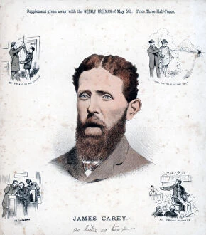 Lord Frederick Cavendish Gallery: James Carey, Irish Republican and informer, 1883