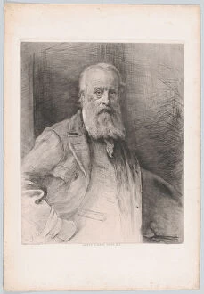 Painter Gallery: James Clarke Hook, RA, 1884. 1884. Creator: Otto Theodor Leyde