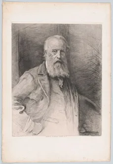 James Clarke Hook, RA, 1884., 1884. Creator: Otto Theodor Leyde James Clarke Hook, RA, 1884., 1884. Creator: Otto Theodor Leyde