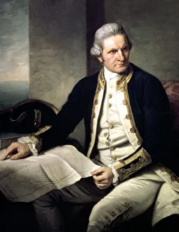Dance Holland Prints: James Cook, English explorer, navigator and hydrographer