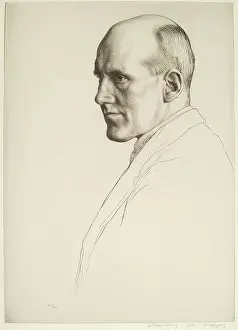 Bald Prints: James Craig Annan, 1916. Creator: William Strang