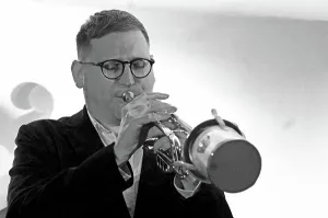 Trumpet Players Prints: James Davison, Davison-Hemstock Quintet