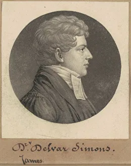 Charles B J Fevret Prints: James Dewar Simons, 1809. Creator: Charles Balthazar Julien Fevret de Saint-Mé
