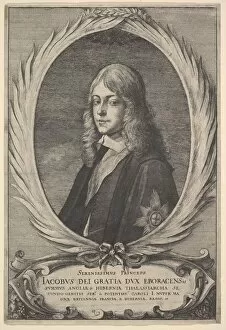 James Stuart Collection: James, Duke of York, 1651. Creator: Wenceslaus Hollar