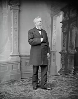 Secretary Of State Gallery: James G. Blaine of Maine, between 1865 and 1880. Creator: Unknown