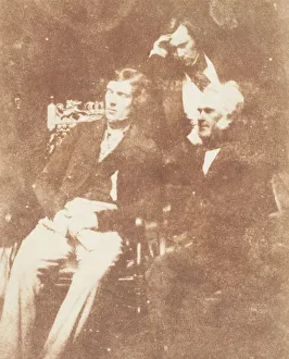 David Octavius Prints: James Gordon, Dr. Hanna, and Mr. Cowan, 1843-47. Creators: David Octavius Hill