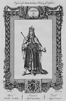 King James Ii Collection: James II, c1787