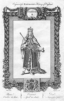 Images Dated 16th December 2006: James II of England, (18th century).Artist: Reynolds Grignion