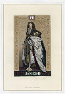 James II, King of England, Scotland and Ireland. Artist: T Brown James II, King of England, Scotland and Ireland. Artist: T Brown