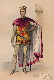John Richard Gallery: James Innes-Ker in Plantagenet costume for Queen Victorias Bal Costume, May 12 1842, (1843)