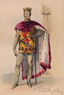 John Richard Gallery: James Innes-Ker in Plantagenet costume for Queen Victorias Bal Costume, May 12 1842, (1843)