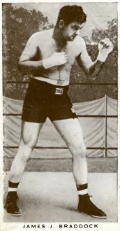 James J Braddock, Irish-American boxer, 1938