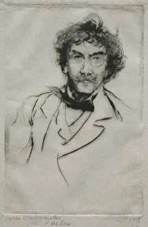 Drypoint Prints: James MacNeill Whistler, 1903. Creator: Paul Cesar Helleu (French, 1859-1927)
