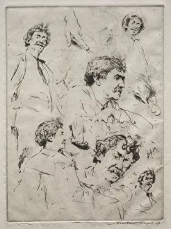 James MacNeill Whistler. Creator: Mortimer Menpes (British, 1860-1938)