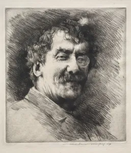 James MacNeill Whistler. Creator: Mortimer Menpes (British, 1860-1938)