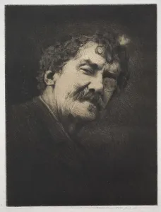 James MacNeill Whistler. Creator: Mortimer Menpes (British, 1860-1938)